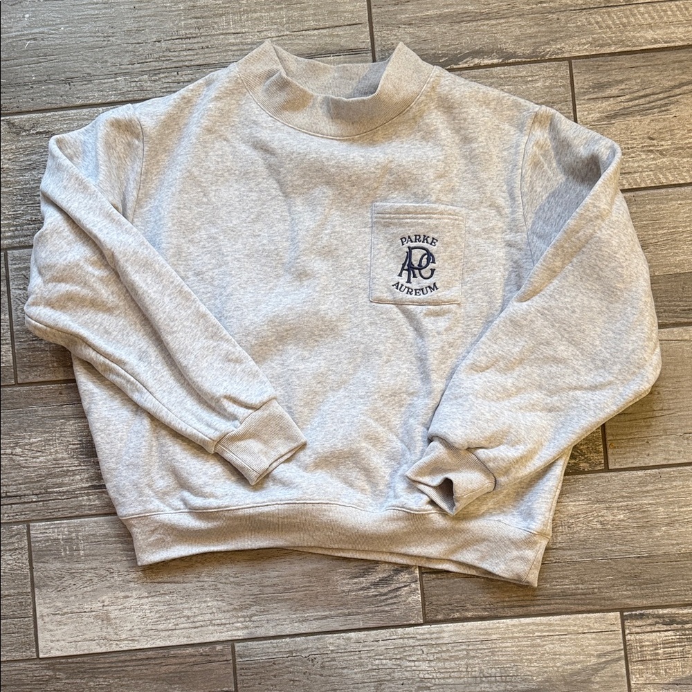 Parke & Aureum Light Gray Logo Sweatshirt